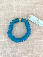 Salt + Sol Sea Glass Disc Bracelet