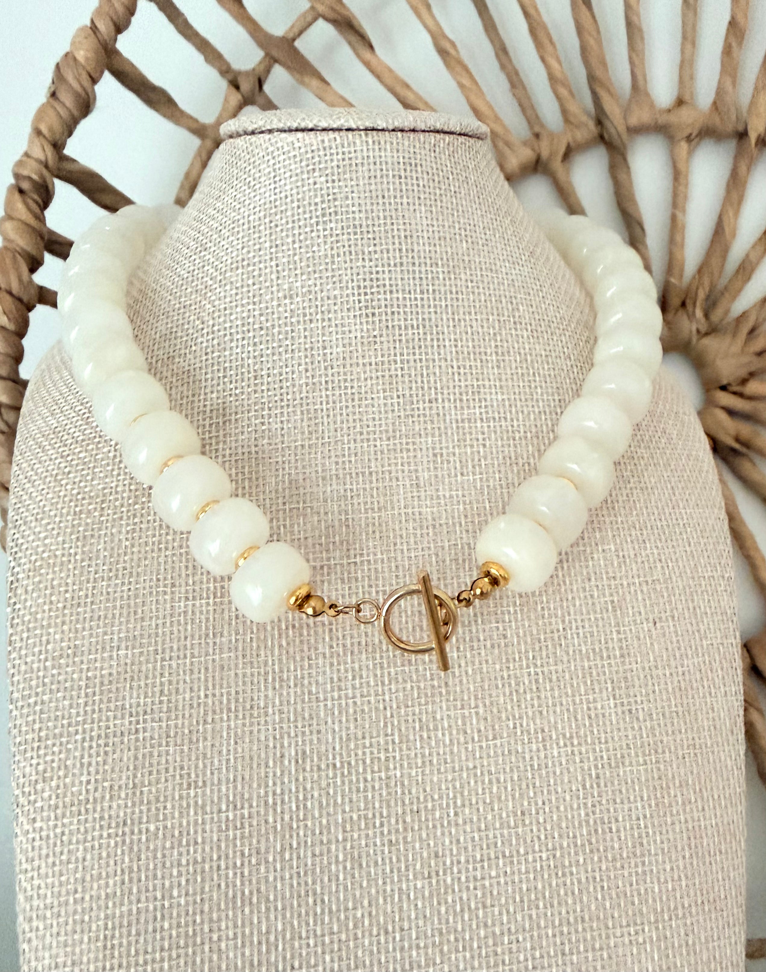 Dockside White Necklace