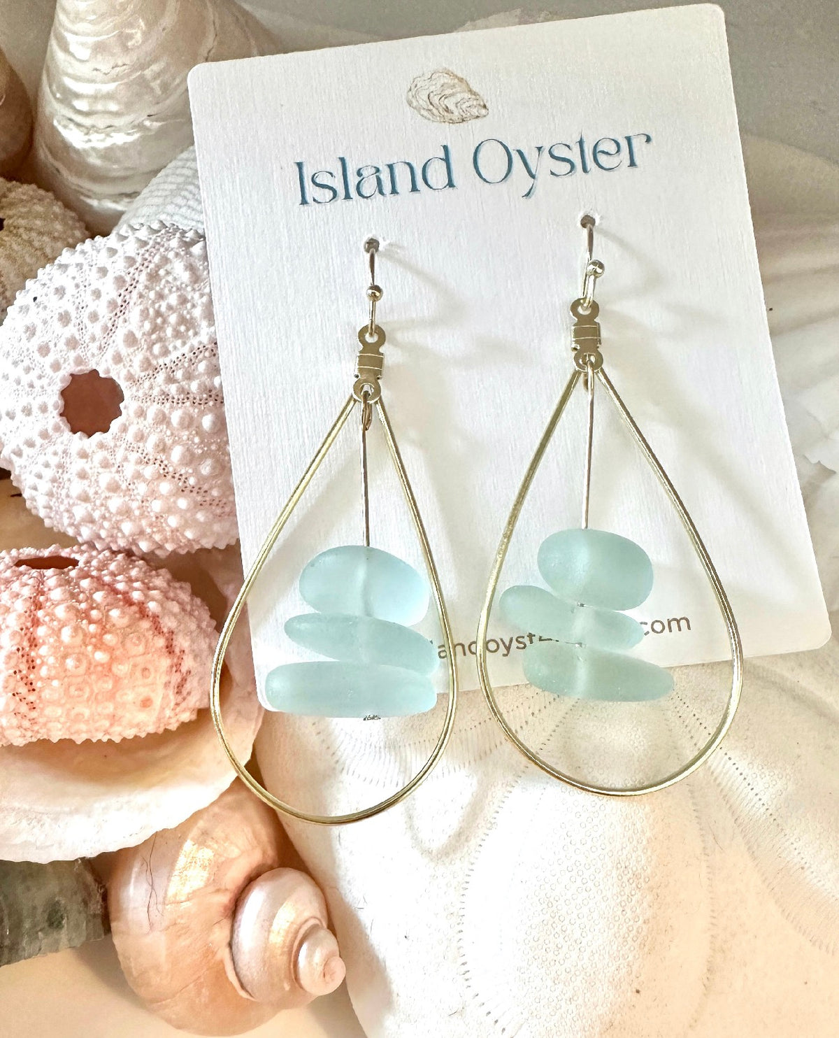 Pendientes Simply Seaglass