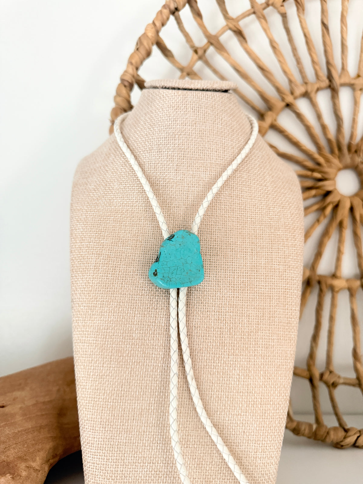 Saltwater Stone Bolo Necklace