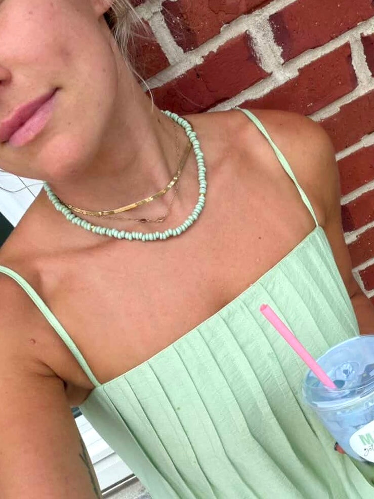 Java Beaded Choker Necklace | 6 Colors