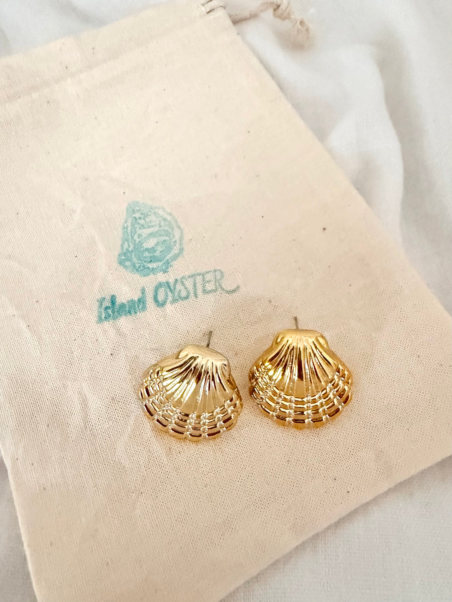 Gold Statement Studs