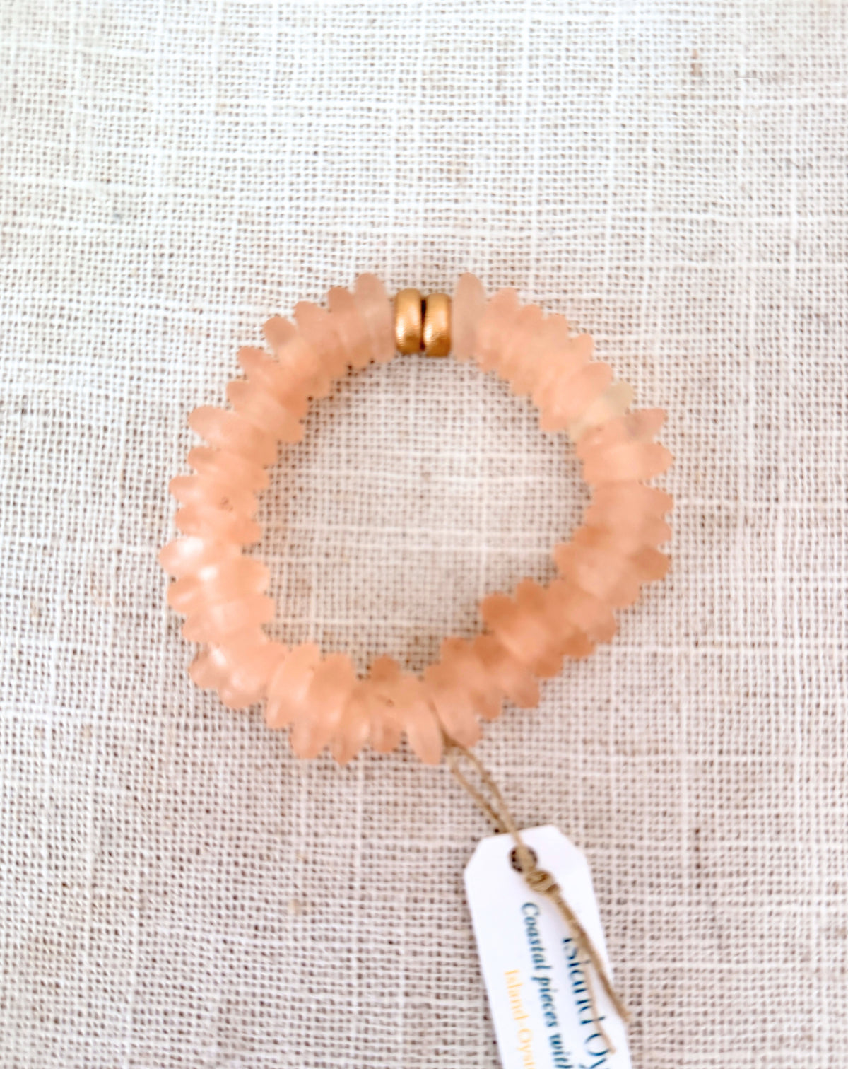 Salt + Sol Sea Glass Disc Bracelet
