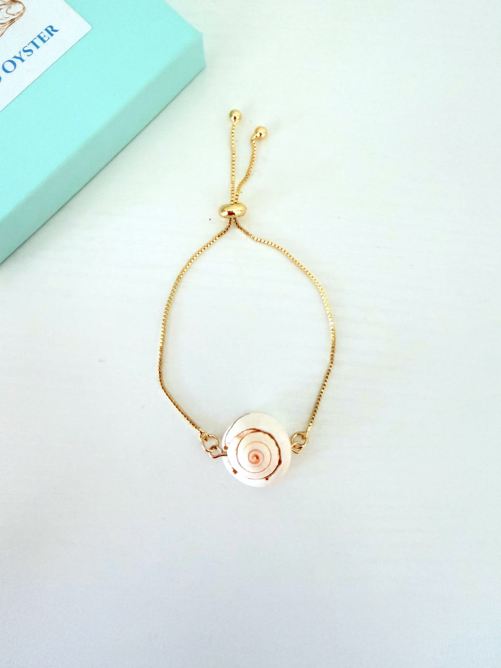 Gold Shell Bolo Bracelets