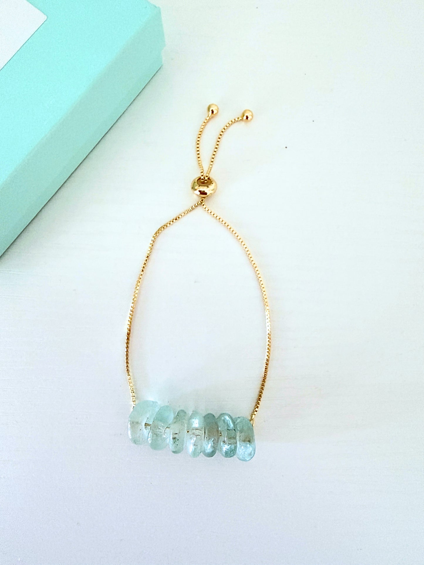 Sea Glass Bolo Bracelets / 3 Styles