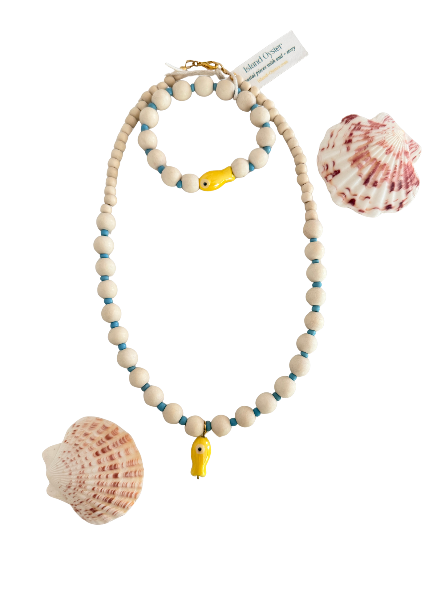 Here Fishy Charm necklace | Mom + Me