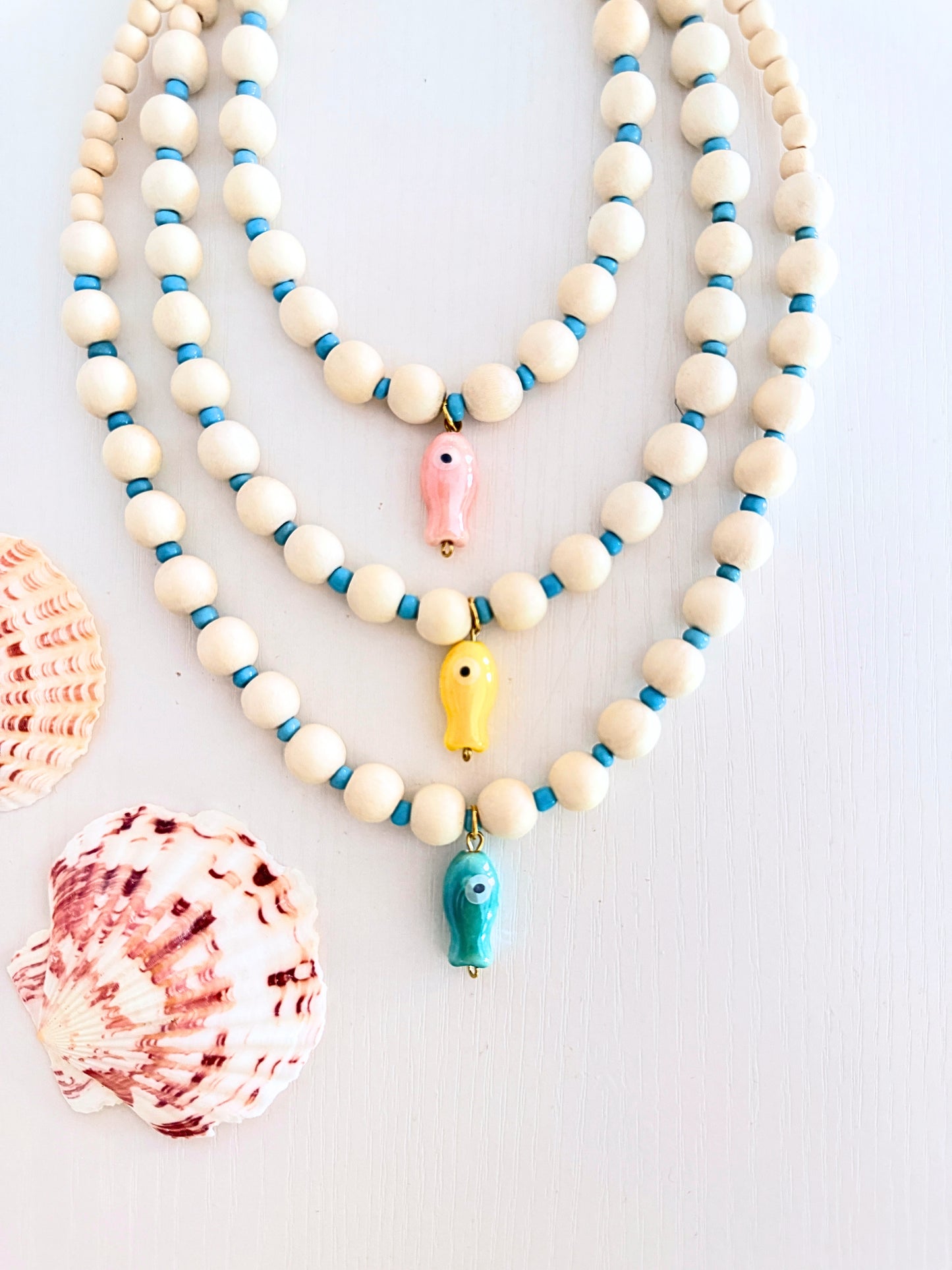 Here Fishy Charm necklace | Mom + Me