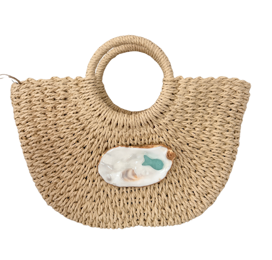 Oyster Lux Tote | White Tide