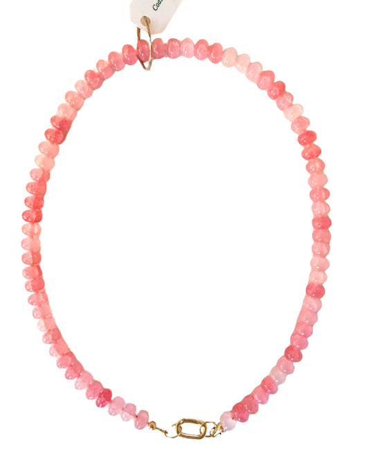 Saltwater Rose | Beaded Gemstone Necklace