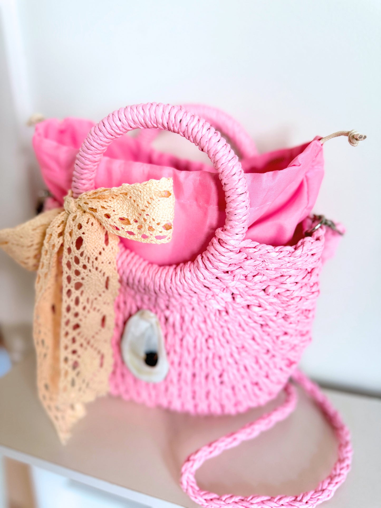 The Oyster Belle Mini Handbag | 2 Shades of Pink