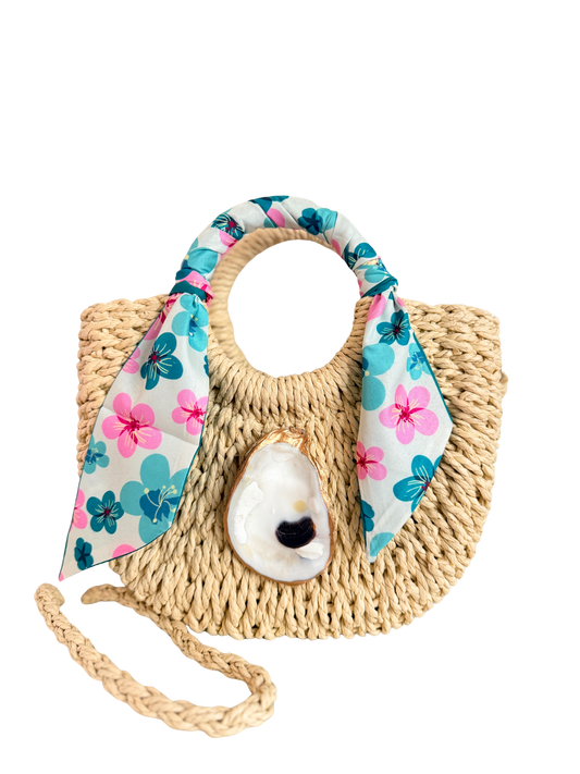 Oyster Wrap Handbag | Ocean Petal
