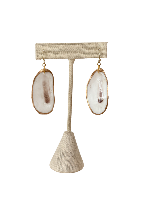 Oyster Shell Dangles