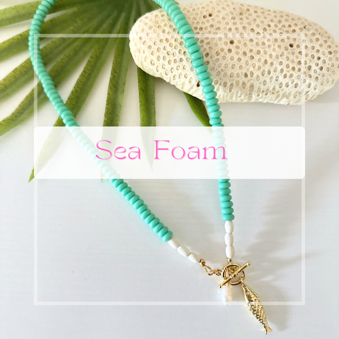 ‘Little Fish’ Beaded Charm Necklace