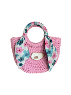 Mini Oyster Wrap Handbag | Summer Flowers