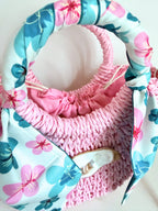 Mini Oyster Wrap Handbag | Summer Flowers