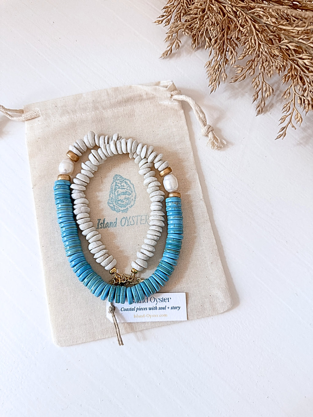 Coastal Soul Turquoise Beaded Necklace