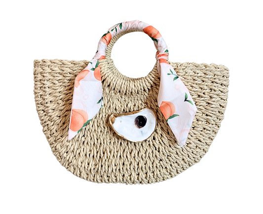 Medium Oyster Wrap Tote | Peaches
