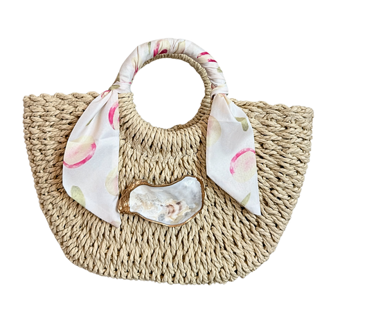 Medium Oyster Wrap Tote | Nectarine