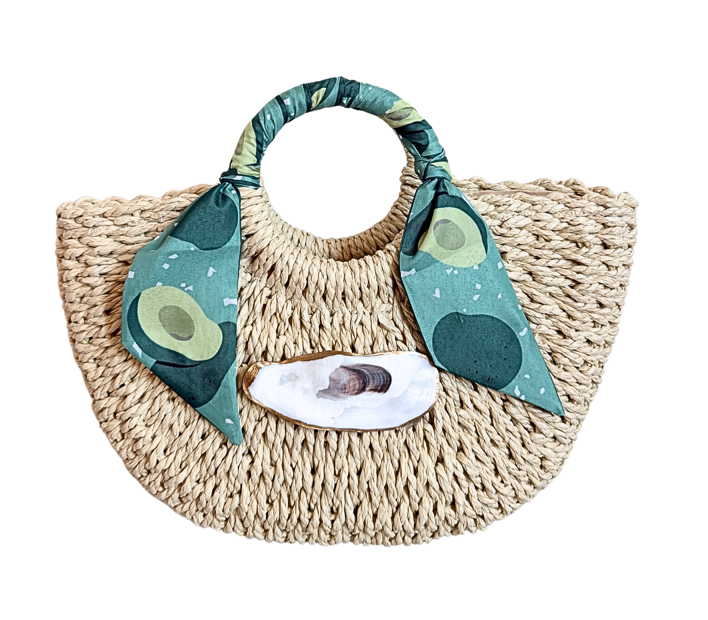 Medium Wrap Oyster Tote | Avocado