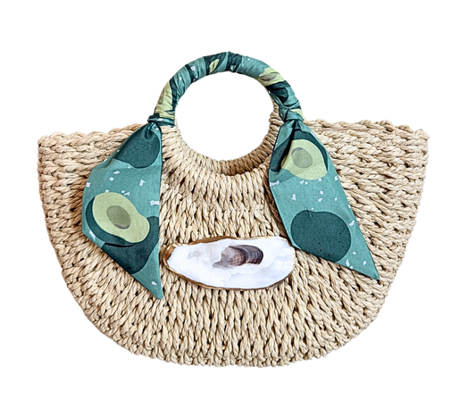 Medium Wrap Oyster Tote | Avocado