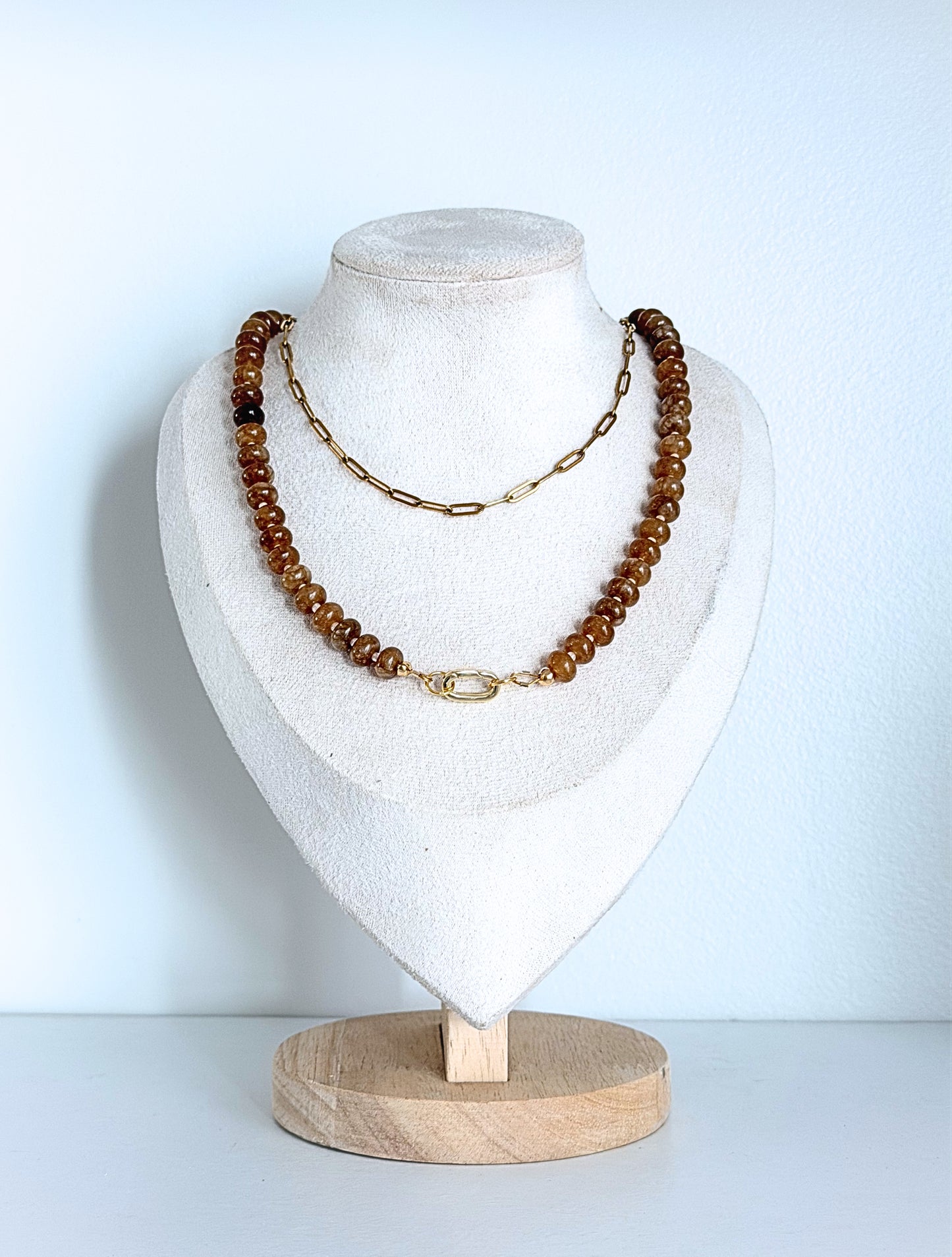 Brackish Water Gemstone Necklace