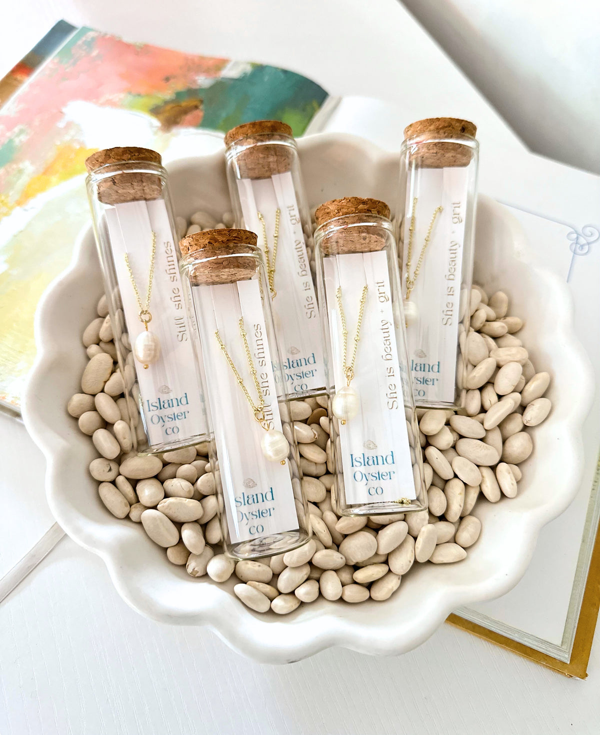 Message in a Bottle Necklace | Oyster or Pearl