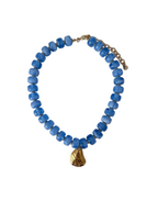 Dockside Oyster Necklace |Sky Blue