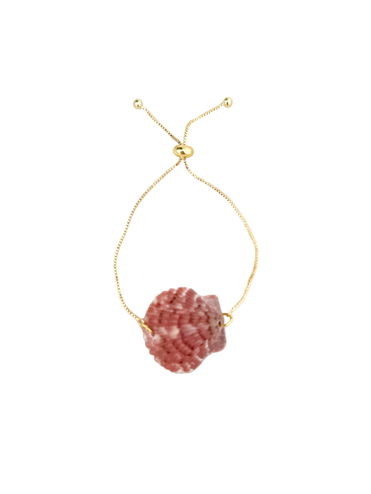 Gold Shell Bolo Bracelets