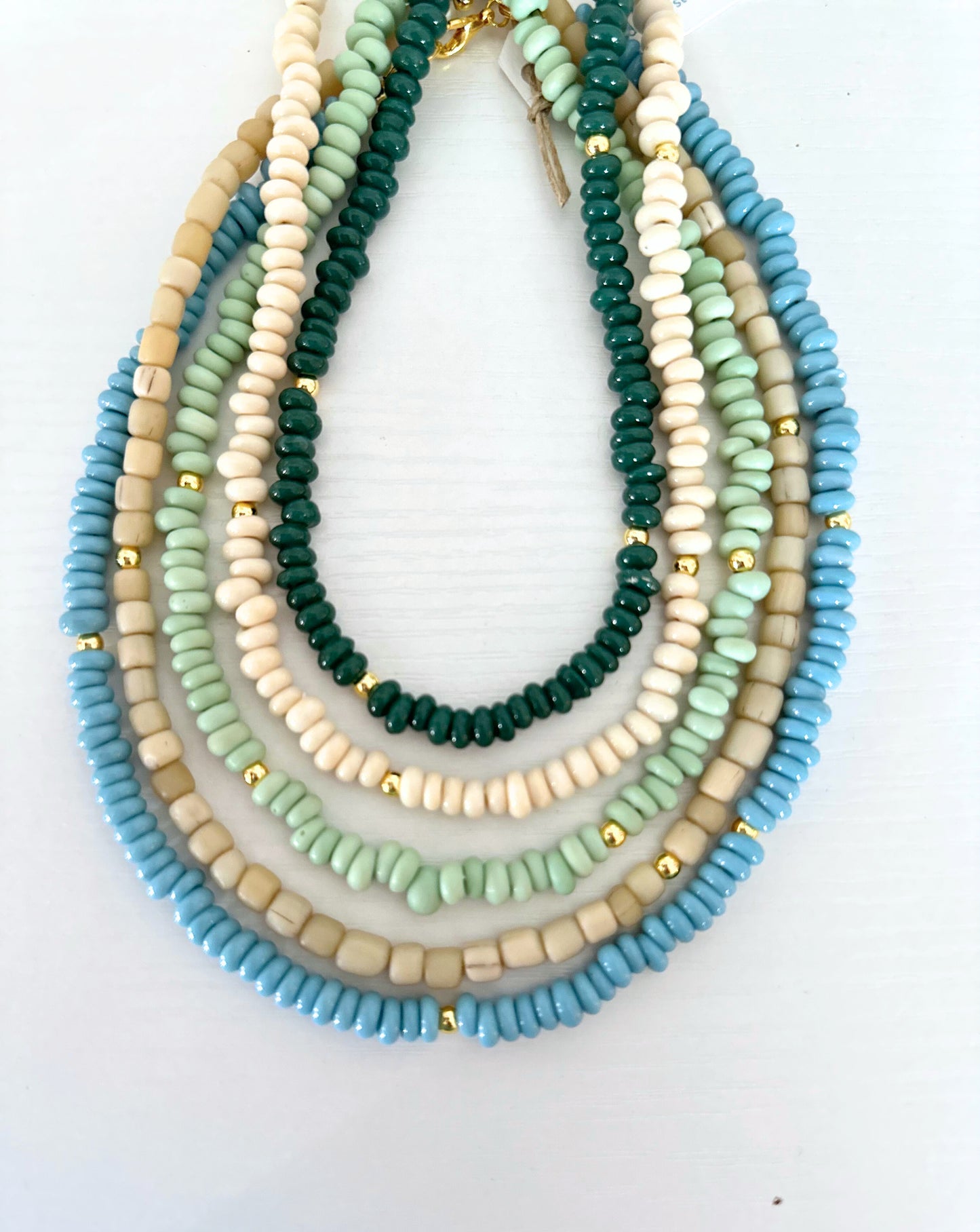 Java Beaded Choker Necklace | 6 Colors