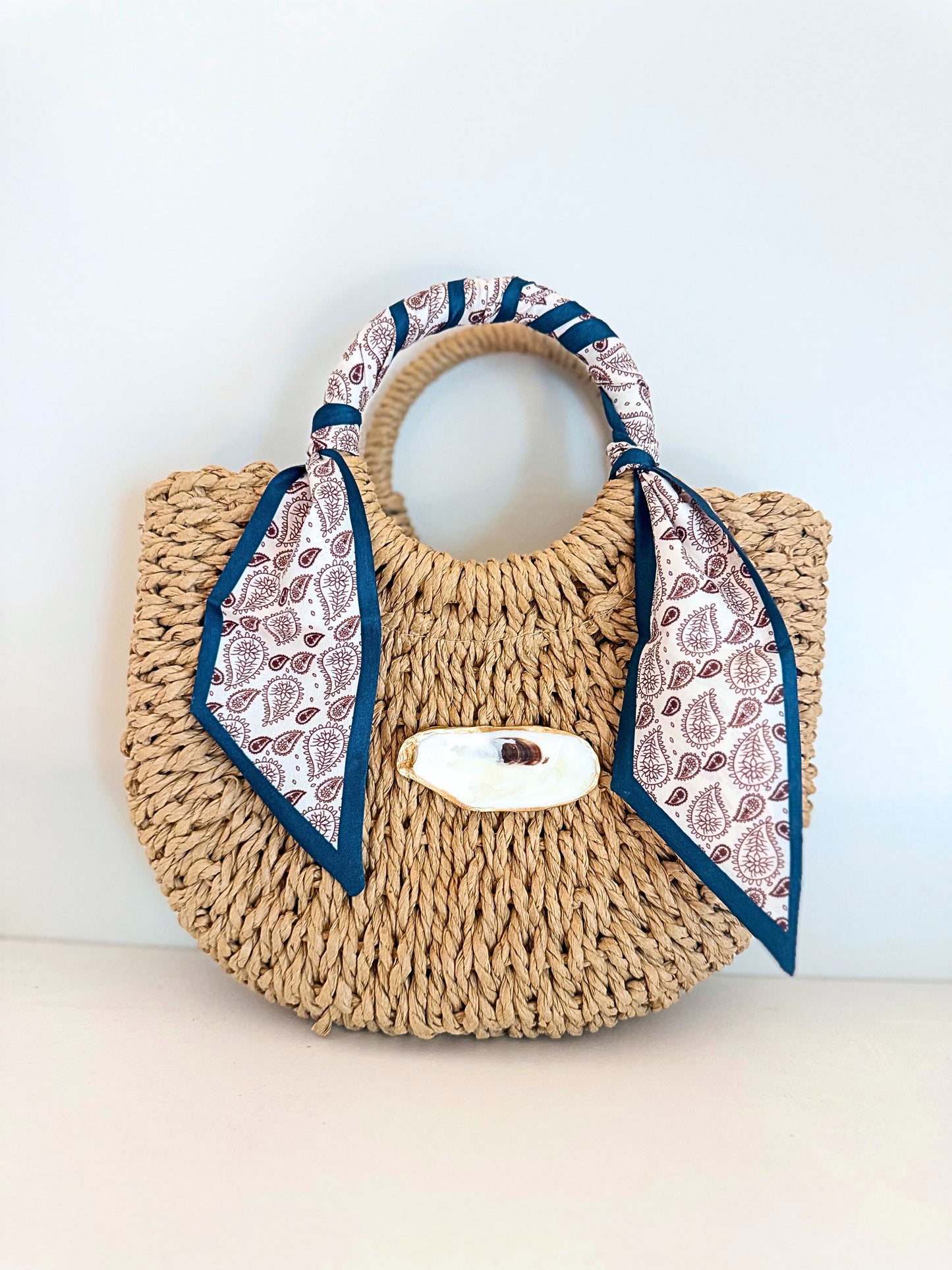 Paisley Autum| Mini Oyster Wrap Handbag