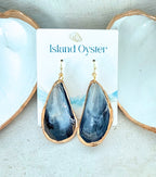 Gold Muscle Shell Earrings