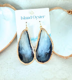 Gold Muscle Shell Earrings