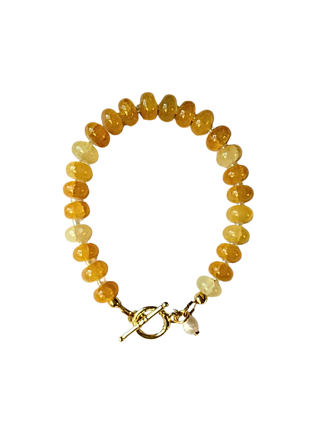 Hidden Pearl Gemstone Bracelet | 5 colors