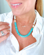 Coastal Soul Turquoise Beaded Necklace