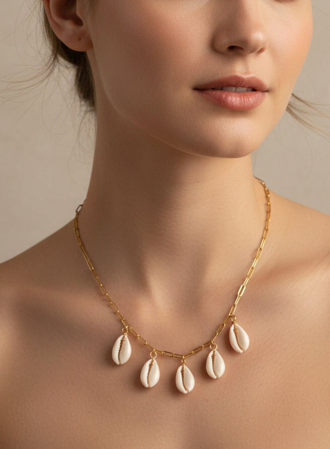 Five Tides Cowrie Necklace