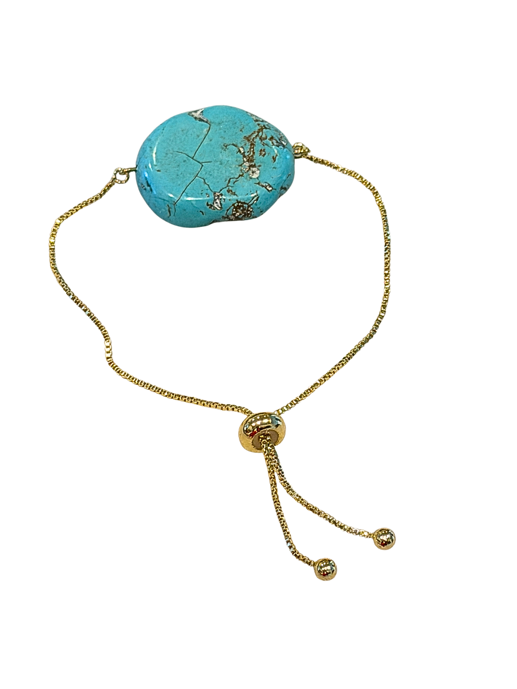 Saltwater Stone Bolo Bracelet