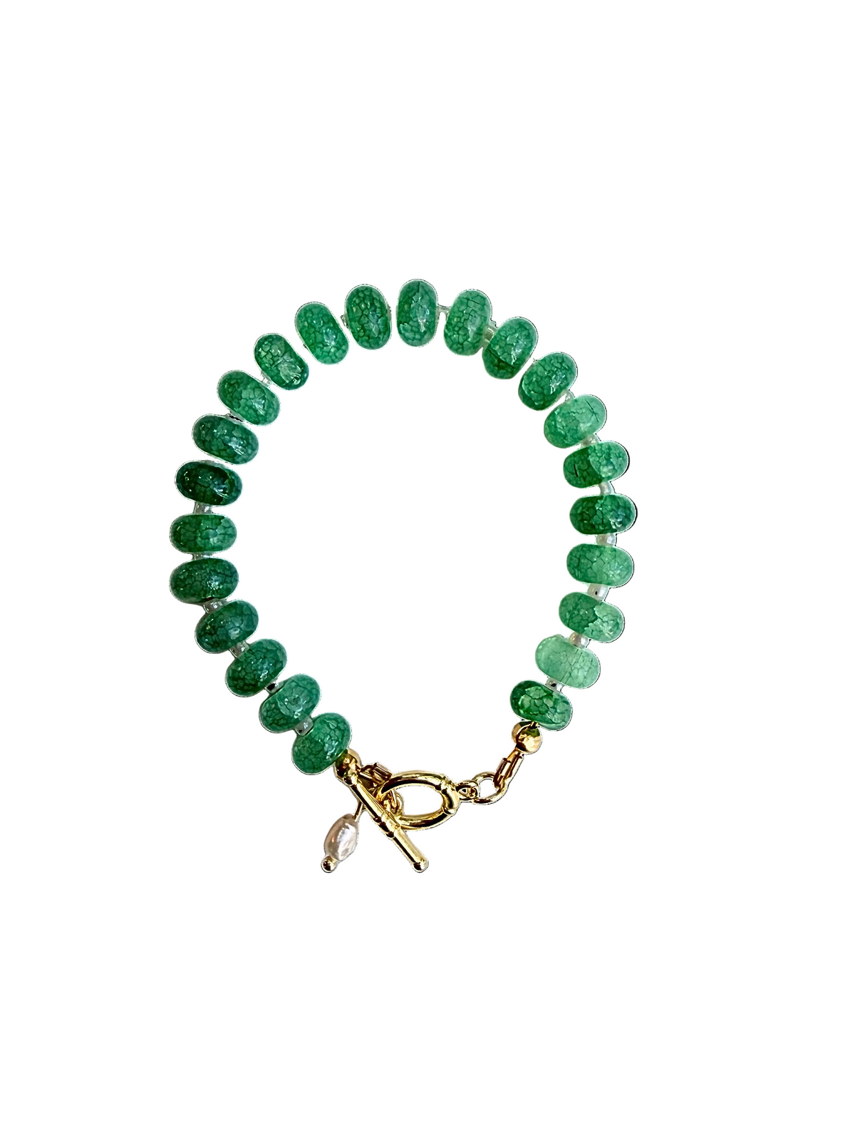 Hidden Pearl Gemstone Bracelet | 5 colors