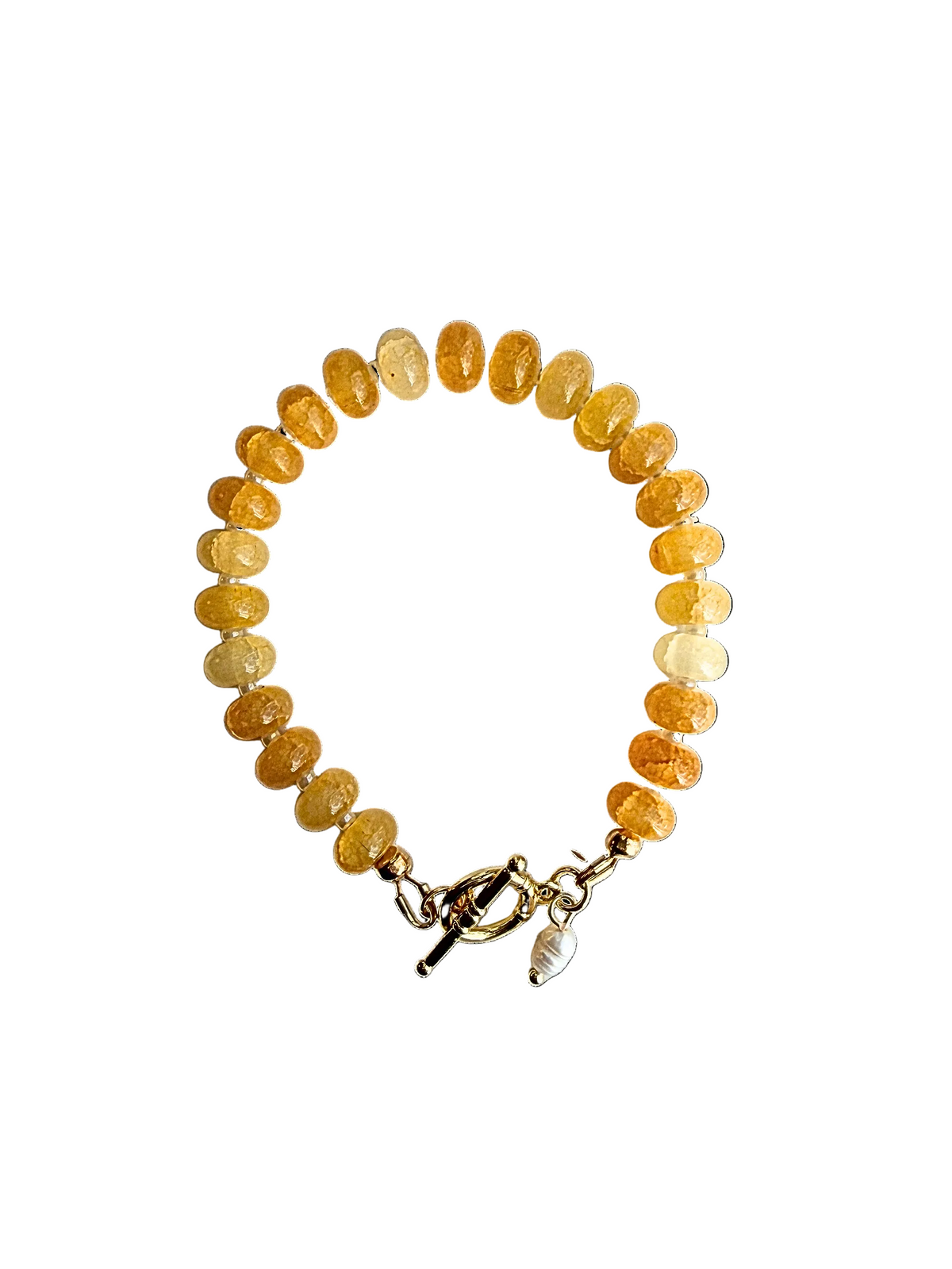 Hidden Pearl Gemstone Bracelet | 5 colors