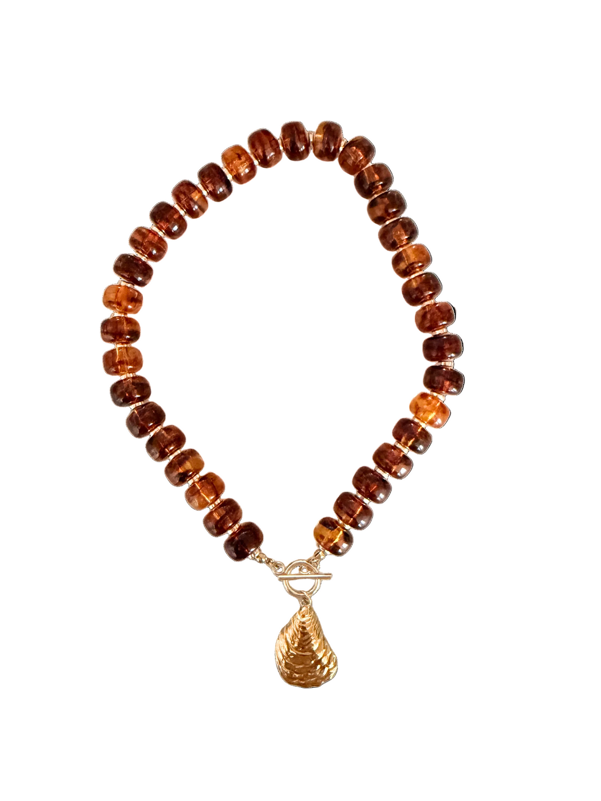 Dockside Oyster Necklace | Amber