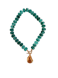 Dockside Oyster Necklace | Emerald