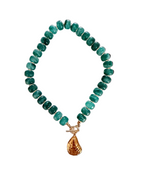 Dockside Oyster Necklace | Emerald